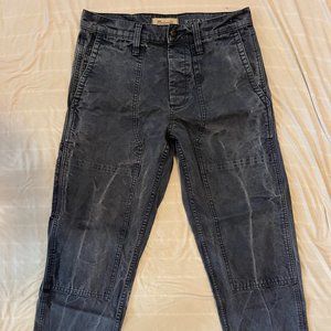 Madewell Relaxed Straight Workwear Pants Size 31x30 blue